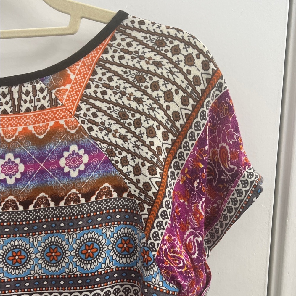 ✨ Boho Vibes NorthStyle Multicolor Patterned Blou… - image 6